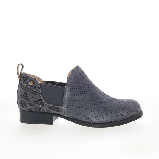 Spenco Wolfridge Shootie SP1041IRN Womens Gray Wide Ankle & Booties Boots