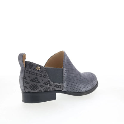 Spenco Wolfridge Shootie SP1041IRN Womens Gray Wide Ankle & Booties Boots