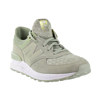 New Balance 574 Women's Shoes Silver Mint