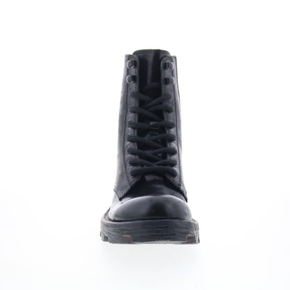 Diesel D-Hammer BT W Y03017-P4471-T8013 Womens Black Leather Casual Dress Boots