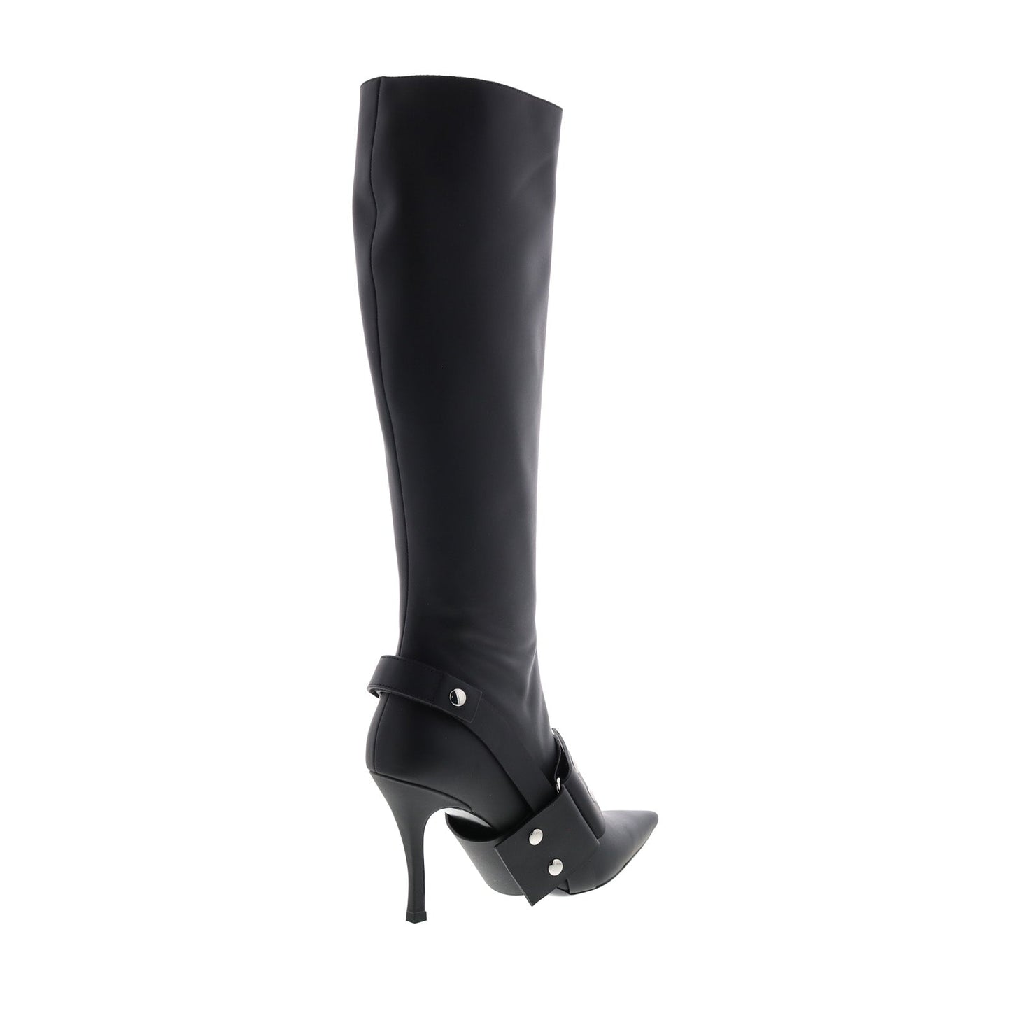 Diesel D-Venus WB Y03039-P1993-T8013 Womens Black Leather Knee High Boots