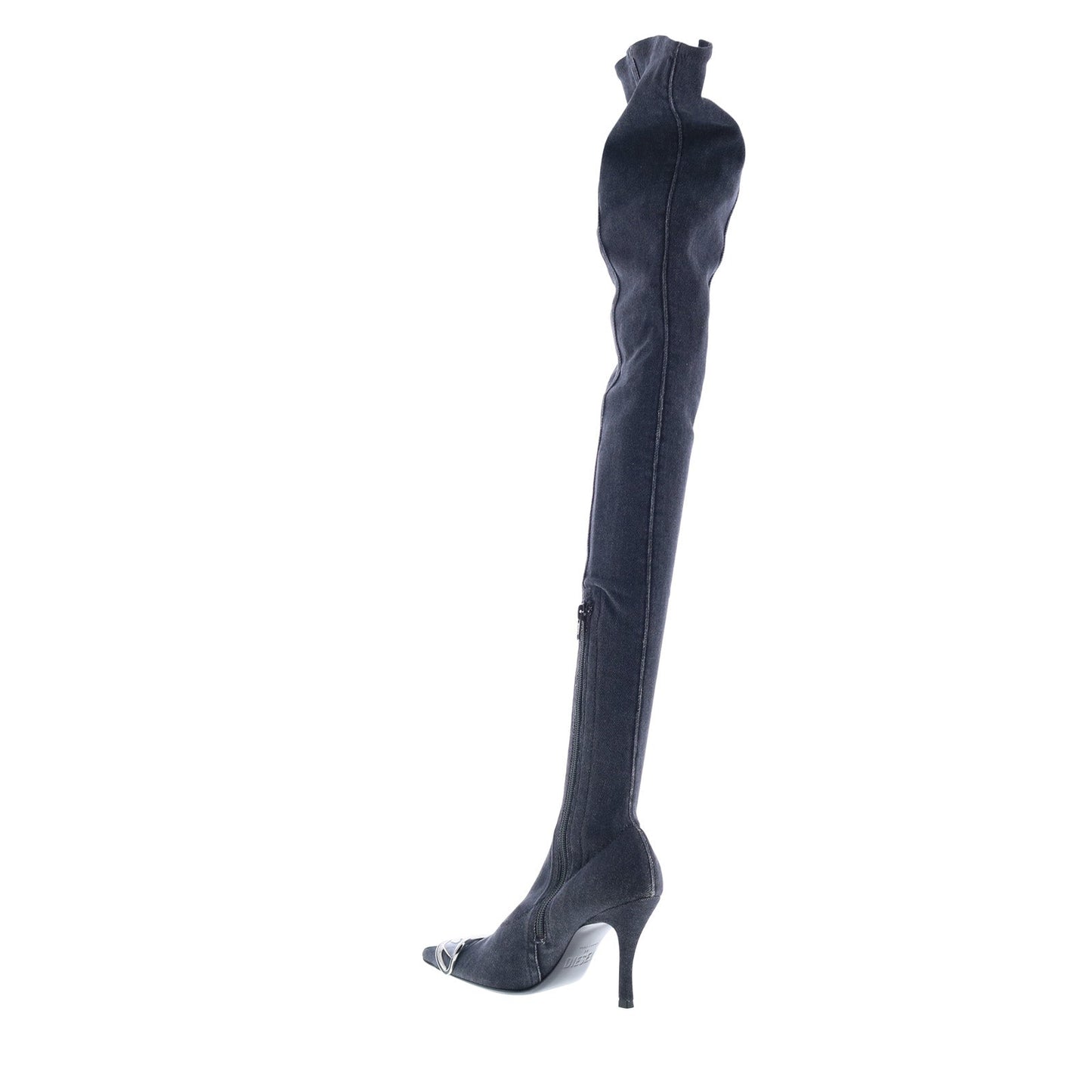 Diesel D-Venus TBT D Y03316-P6078-T8013 Womens Black Over The Knee Boots