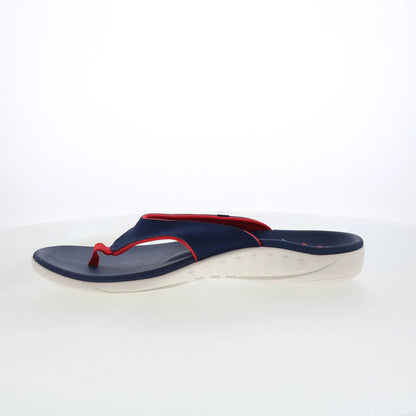 Spenco Yumi High Fives SP1215PEA Womens Blue Flip-Flops Sandals Shoes