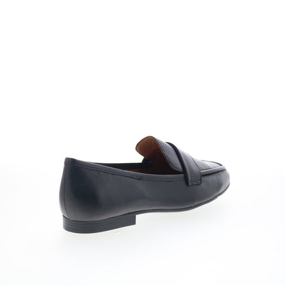 Miz Mooz Zyler Womens Black Leather Slip On Loafers & Slip Ons Casual Shoes